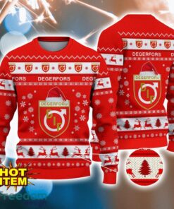 Degerfors IF 3D Ugly Christmas  Sweater For Men And Women Sport Fans