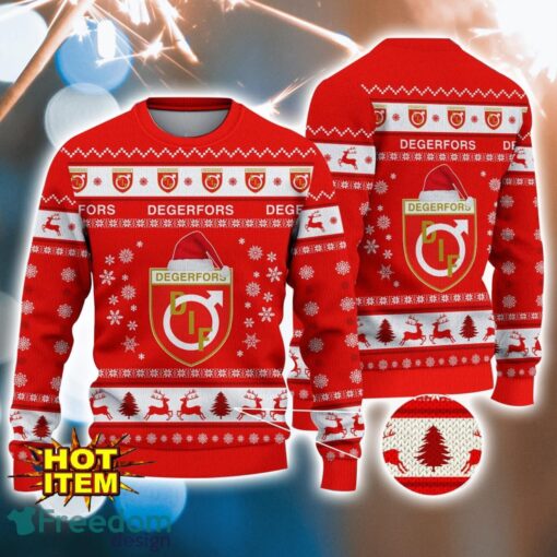 Degerfors IF 3D Ugly Christmas Sweater For Men And Women Sport Fans Product Photo 1