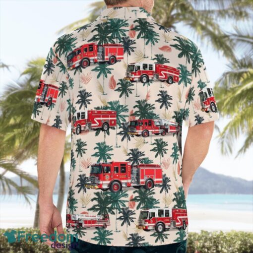 Delaware, Wilmington Fire Department Hawaiian Shirt Product Photo 2