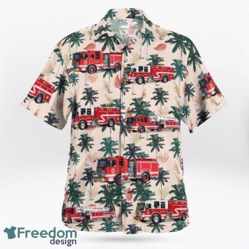 Delaware, Wilmington Fire Department Hawaiian Shirt Product Photo 3