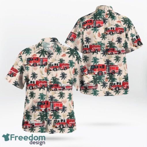 Delaware, Wilmington Fire Department Hawaiian Shirt Product Photo 1