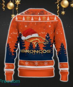 Denver Broncos Car For Fans 3D Sweater Ugly Christmas Santa Hat Tree Gift For Men Women - Denver Broncos Ugly Christmas Sweater_3