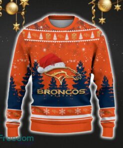 Denver Broncos Car For Fans 3D Sweater Ugly Christmas Santa Hat Tree Gift For Men Women
