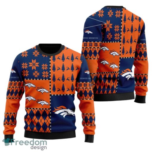 Denver Broncos Christmas All Over Print Sweaters Best Christmas Gift For Broncos Fans Product Photo 1