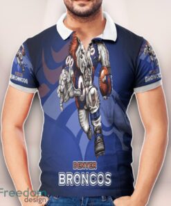 Denver Broncos Mascot 3D Printed Polo Shirt Unisex Clothes For Men Women
