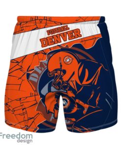 Denver Football Team Personalized Name Number Hawaiian Shirt And Shorts Team Gift Product Photo 2