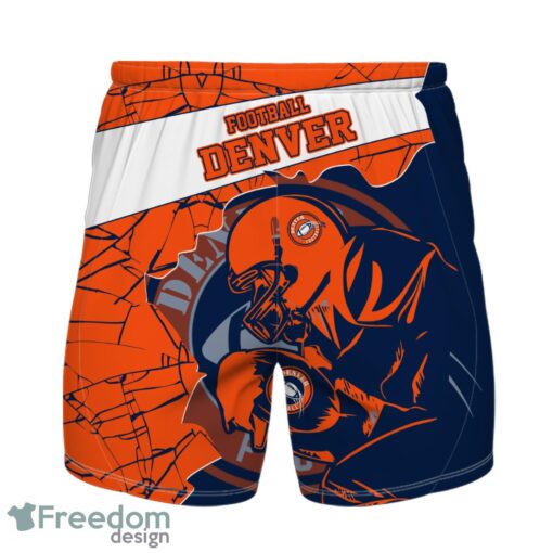 Denver Football Team Personalized Name Number Hawaiian Shirt And Shorts Team Gift Product Photo 2