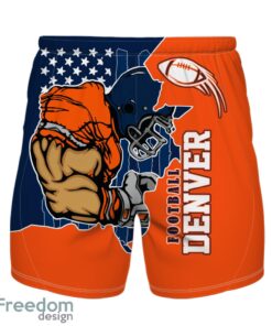 Denver personalized name and number Hawaiian Shirt And Shorts Team Beach Shirt Product Photo 1