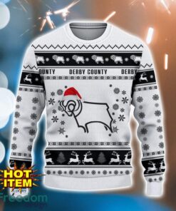 Derby County 3D Ugly Christmas Sweater For Men And Women Sport Fans Product Photo 2