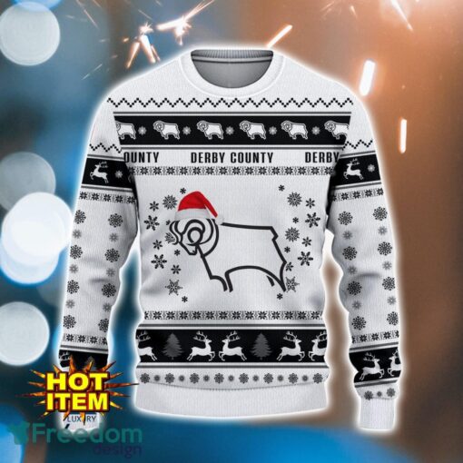 Derby County 3D Ugly Christmas Sweater For Men And Women Sport Fans Product Photo 2