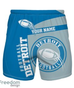 Detroit Football Team Hawaiian Shirt And Shorts 3D Printed Team Gift Product Photo 2