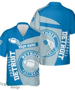 Detroit Football Team Hawaiian Shirt And Shorts 3D Printed Team Gift