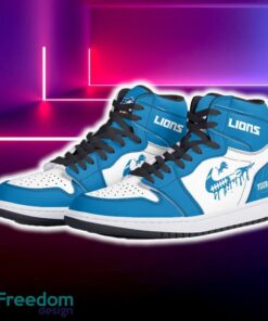 Detroit Lions Air Jordan Hightop Shoes New Custom Name For Fans Gift Sneaker - Detroit Lions Air Jordan Hightop Shoes Photo 5
