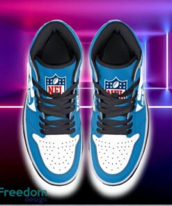 Detroit Lions Air Jordan Hightop Shoes New Custom Name For Fans Gift Sneaker image Detroit Lions Air Jordan Hightop Shoes New Custom Name For Fans Gift Sneaker - Detroit Lions Air Jordan Hightop Shoes Photo 6