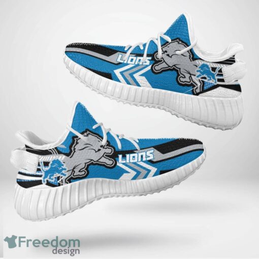 Detroit Lions Speedsters Yeezy Running Shoes For Fans Gift Men Women - Detroit Lions Speedsters Yeezy Boost Running Shoes_5