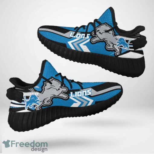 Detroit Lions Speedsters Yeezy Running Shoes For Fans Gift Men Women - Detroit Lions Speedsters Yeezy Boost Running Shoes_1