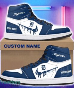 Detroit Tigers AJ1 Hightop Shoes New For Men Women Gift Air Jordan Hightop Sneaker Custom Name