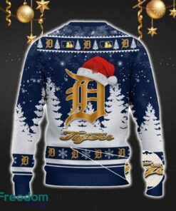 Detroit Tigers Car For Fans 3D Sweater Ugly Christmas Santa Hat Tree Gift For Men Women - Detroit Tigers Ugly Christmas Sweater_3