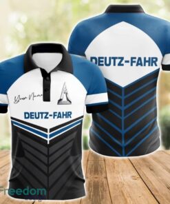 Deutz-Fahr 3D Polo Shirt For Car Lover Golf Fans Gift Polo Shirt Custom Name