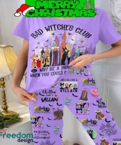 Disney Bad Witches Club Villains Fleece Pajamas Set All Over Print Christmas Gift - Disney Bad Witches Club Villains Fleece Pajamas Set-1