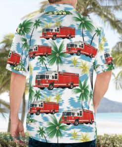 District of Columbia Fire and EMS Hazmat Aloha Hawaiian Shirt Beach Gift Shirt Product Photo 2