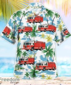 District of Columbia Fire and EMS Hazmat Aloha Hawaiian Shirt Beach Gift Shirt Product Photo 3