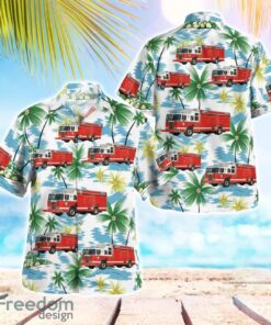 District of Columbia Fire and EMS Hazmat Aloha Hawaiian Shirt Beach Gift Shirt