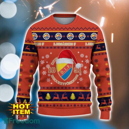 Djurgårdens IF 3D Ugly Christmas Sweater For Men And Women Sport Fans Product Photo 2