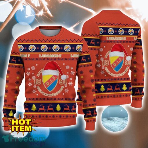 Djurgårdens IF 3D Ugly Christmas Sweater For Men And Women Sport Fans Product Photo 1