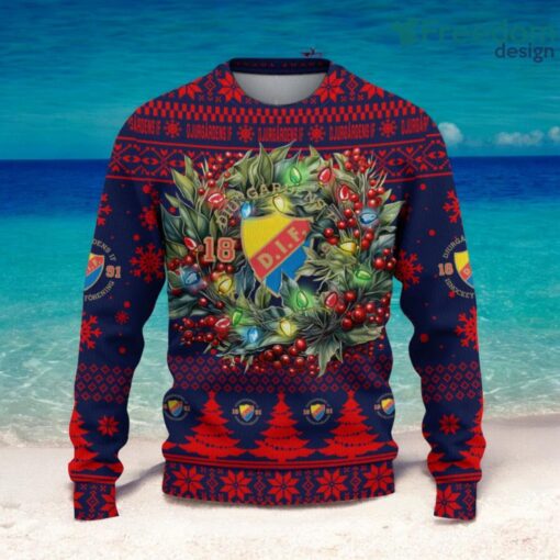 Djurgårdens IF Christmas Ugly Sweater 3D Gift For Men And Women Product Photo 2