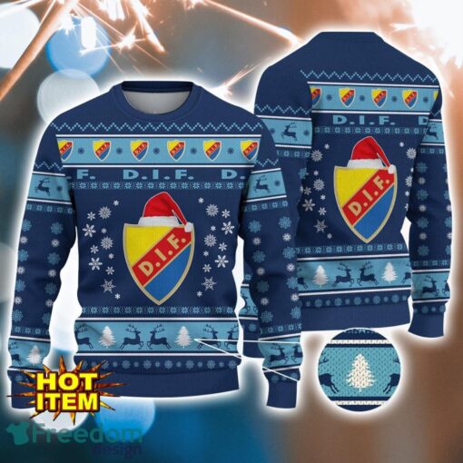 Djurgårdens IF Fotbollsförening 3D Ugly Christmas Sweater For Men And Women Sport Fans Product Photo 1