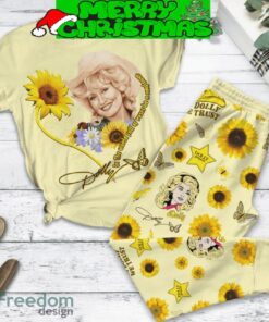 Dolly Parton Be A Sunflower In The World Of Rose Fleece Pajamas Set Gift Family