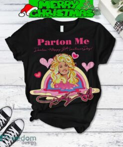Dolly Parton Me Valentine Black Fleece Pajamas Set For Christmas image Dolly Parton Me Valentine Black Fleece Pajamas Set For Christmas - Dolly Parton Me Valentine Black Fleece Pajamas Set-3