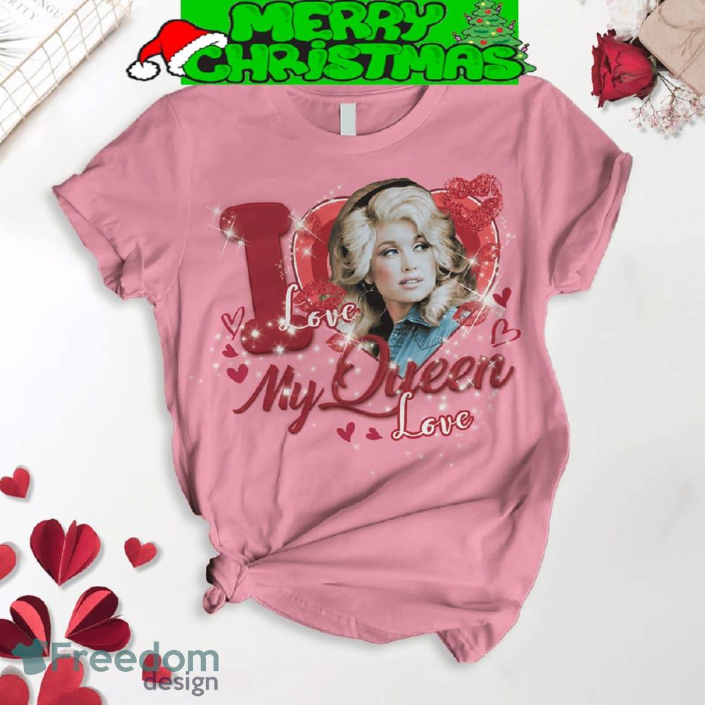 Dolly Parton My Queen My Valentine Pink Fleece Pajamas Set For Women Gift Christmas image Dolly Parton My Queen My Valentine Pink Fleece Pajamas Set For Women Gift Christmas - Dolly Parton My Queen My Valentine Pink Fleece Pajamas Set-2