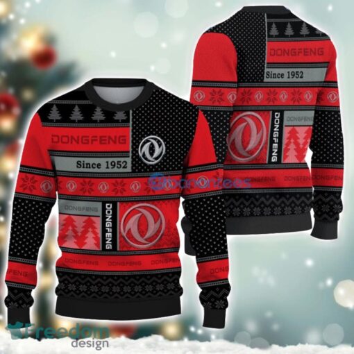 Dongfeng Logo Ugly Christmas Sweater For Fans Men And Women Christmas Gift Ideas Product Photo 1