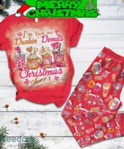 Donuts Dunkin Merry Christmas Pajamas Set For Christmas Donuts Dunkin Merry Christmas Pajamas Set For Christmas