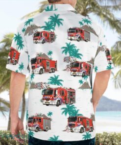 Dordrecht, Netherlands, Brandweer Zuid-Holland Zuid Hawaiian Shirt Beach Shirt For Men And Women Product Photo 2