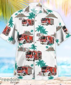 Dordrecht, Netherlands, Brandweer Zuid-Holland Zuid Hawaiian Shirt Beach Shirt For Men And Women Product Photo 3