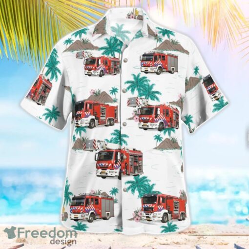 Dordrecht, Netherlands, Brandweer Zuid-Holland Zuid Hawaiian Shirt Beach Shirt For Men And Women Product Photo 3