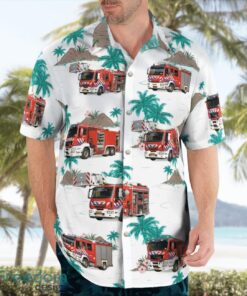 Dordrecht, Netherlands, Brandweer Zuid-Holland Zuid Hawaiian Shirt Beach Shirt For Men And Women Product Photo 4