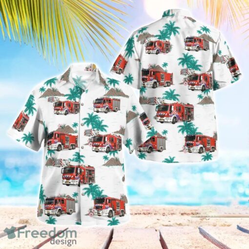 Dordrecht, Netherlands, Brandweer Zuid-Holland Zuid Hawaiian Shirt Beach Shirt For Men And Women Product Photo 1