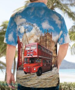 Double-Deck Bus Driver Routemasters Beach Shirt For Team Product Photo 2