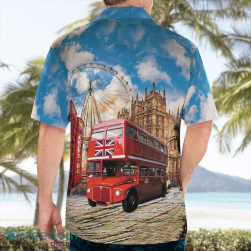 Double-Deck Bus Driver Routemasters Beach Shirt For Team Product Photo 2