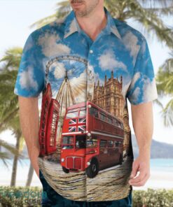 Double-Deck Bus Driver Routemasters Beach Shirt For Team Product Photo 4