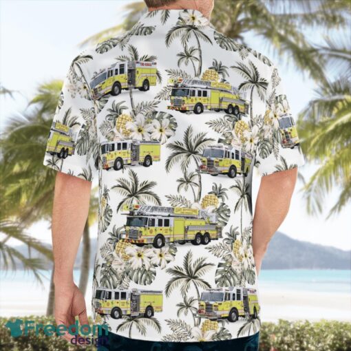 Downingtown, Pennsylvania, East Brandywine Fire Company Hawaiian Shirt Product Photo 2