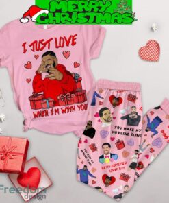 Drake Happy Valentine Fleece Pajamas Set Christmas For Family