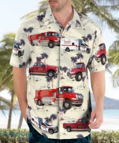 Dubuque County, Iowa, Epworth Fire Department Hawaiian Shirt Product Photo 3