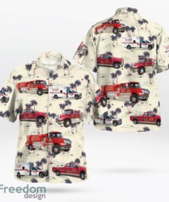 Dubuque County, Iowa, Epworth Fire Department Hawaiian Shirt