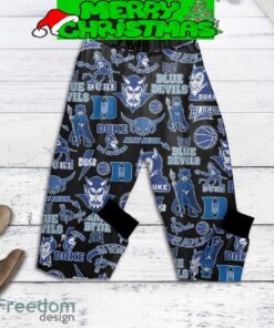 Duke Blue Devils We Go Hard Fleece Pajamas Set Men Women For Fans - Duke Blue Devils We Go Hard Fleece Pajamas Set-4