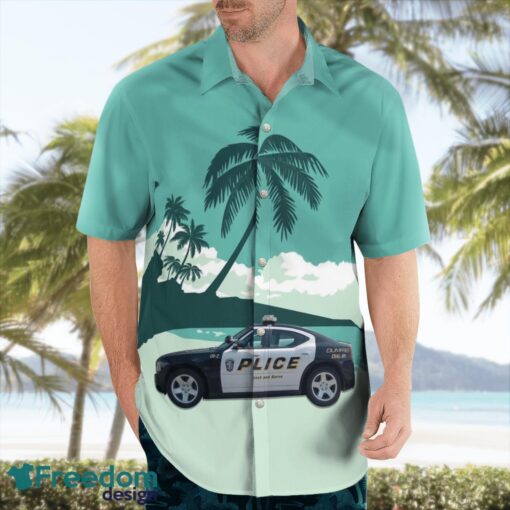 Dumfries Police Department Summer Hawaiian Shirt Product Photo 4